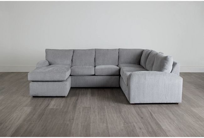 Colby Gray Micro Left Chaise Sectional