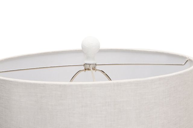 Valda White Table Lamp