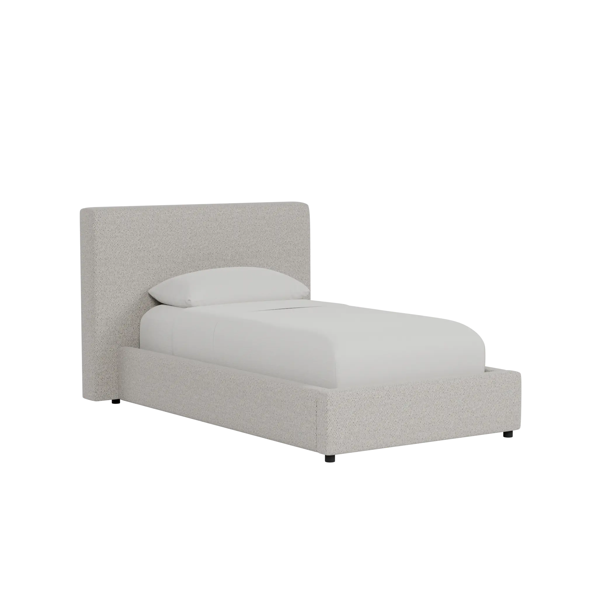 Grayton Suave White 44" Upholstered Platform Bed Grayton Suave White 44" Upholstered Platform Bed