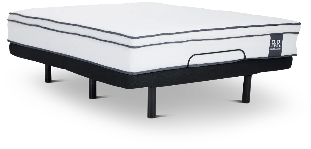 Rest & Renew By Zinus 10" Hybrid Slat Adjustable Mattress Set Rest & Renew By Zinus 10" Hybrid Slat Adjustable Mattress Set