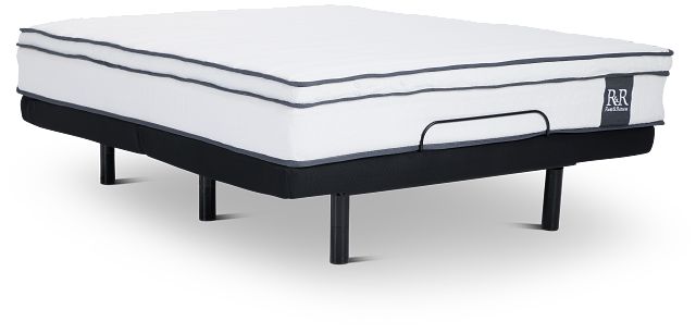 Rest & Renew By Zinus 10" Hybrid Slat Adjustable Mattress Set