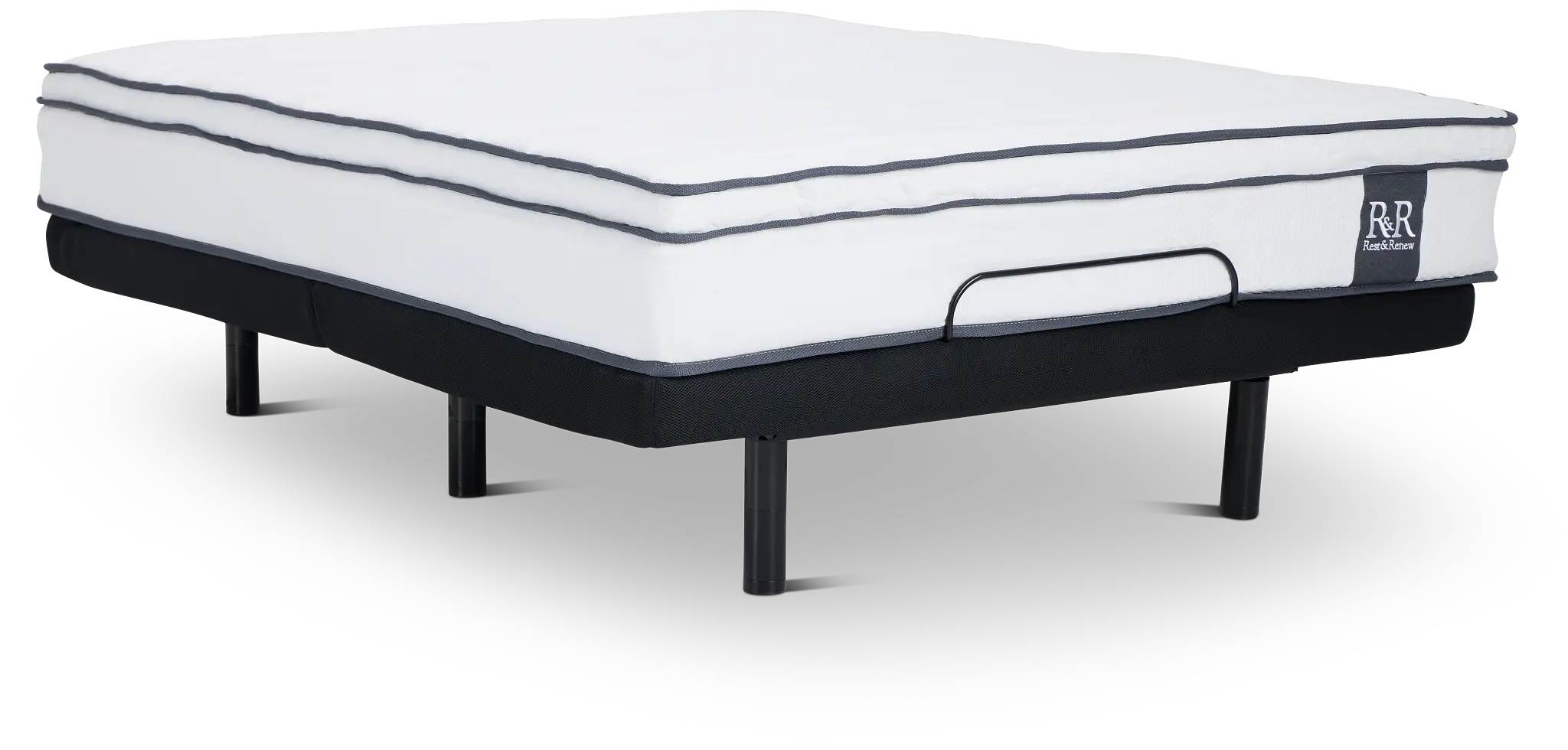 Rest & Renew By Zinus 10" Hybrid Slat Adjustable Mattress Set Rest & Renew By Zinus 10" Hybrid Slat Adjustable Mattress Set