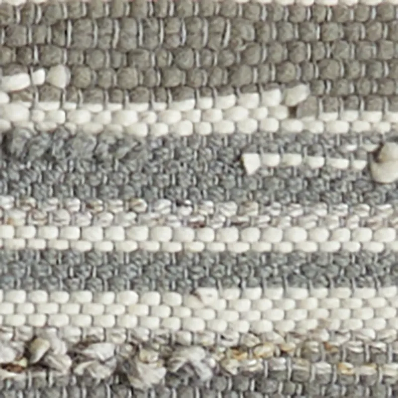 Cizin Gray Wool Blend 5x8 Area Rug