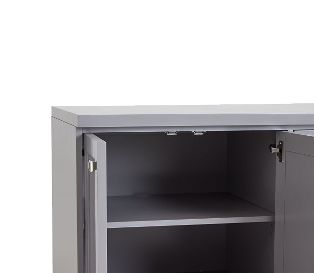 Newport Gray 84" Tv Stand