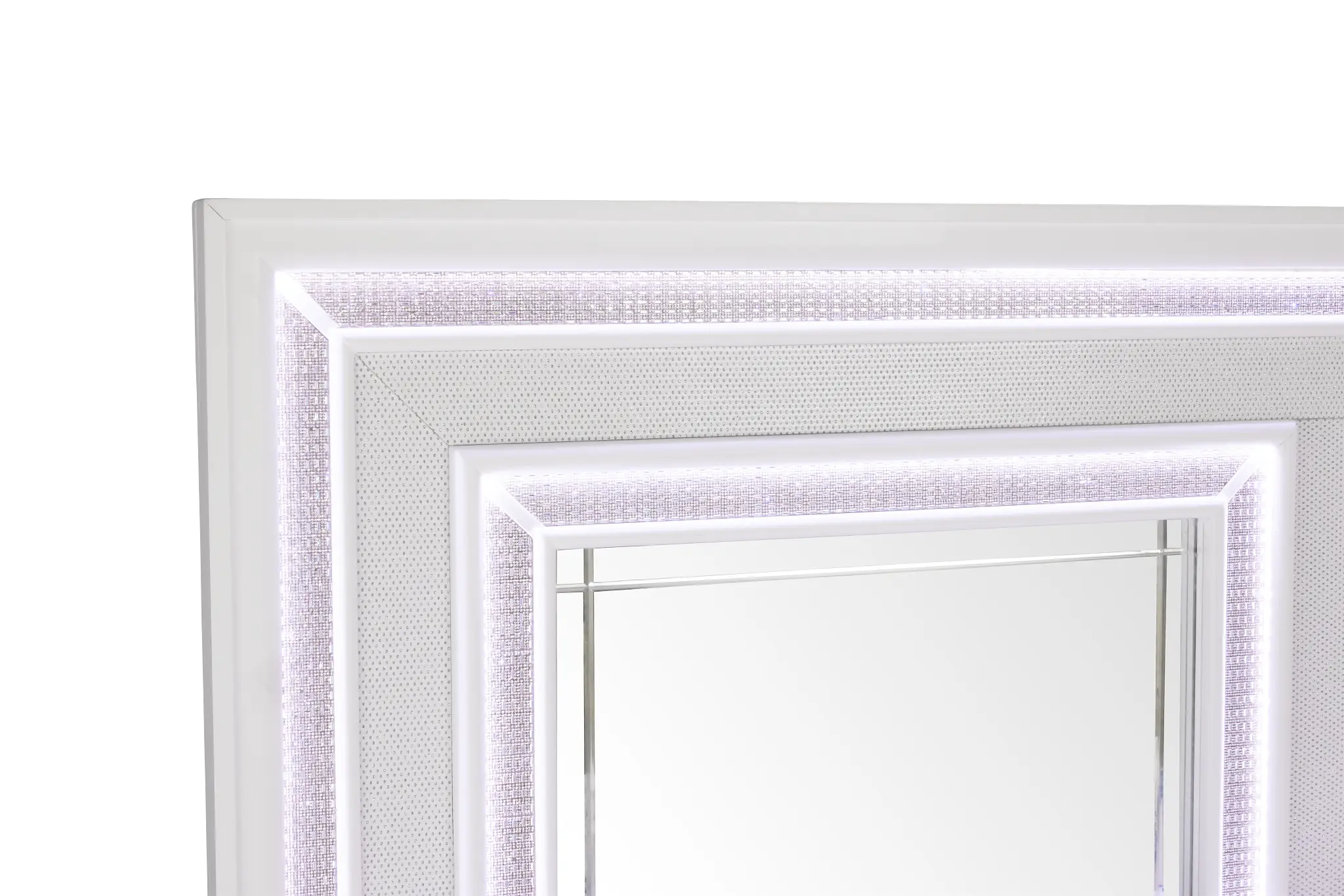 Milan White Panel Bed Milan White Panel Bed