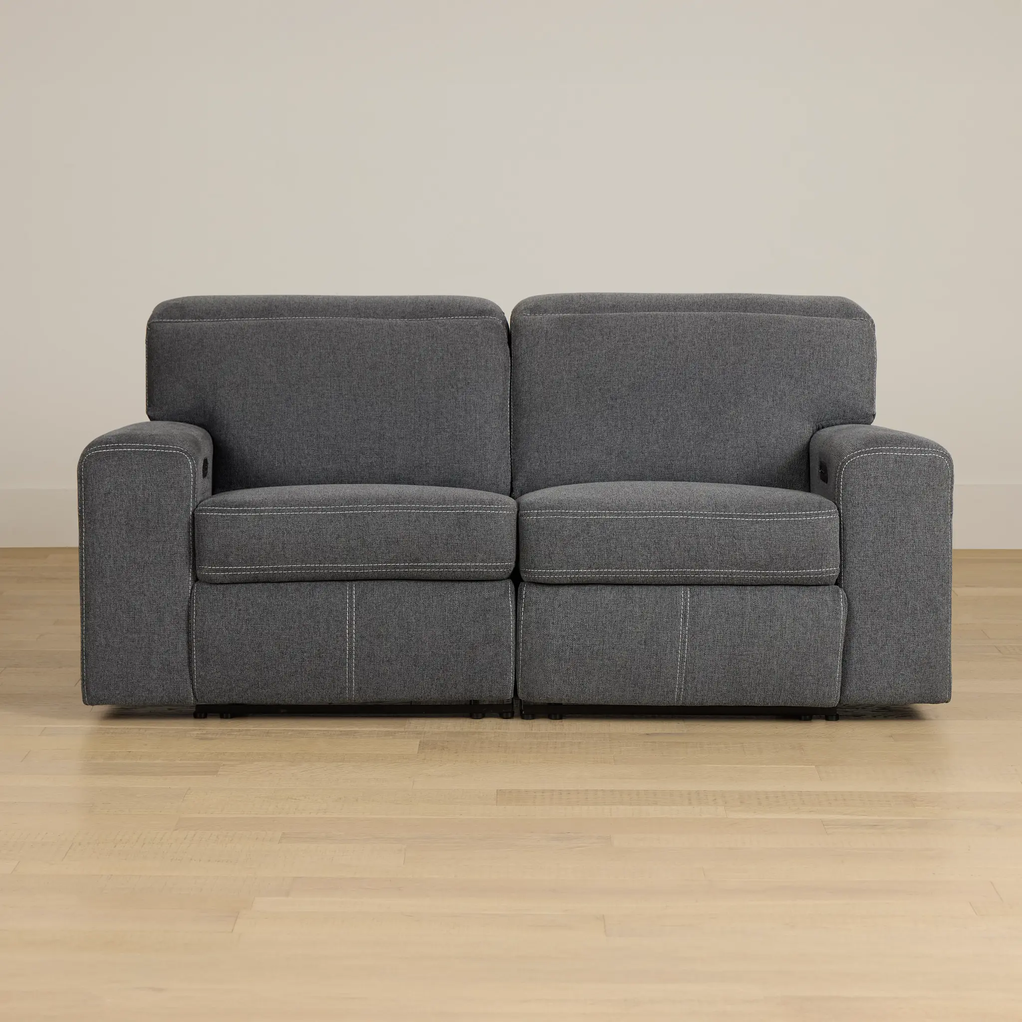 Callum Dark Gray Fabric Power Reclining Sofa Callum Dark Gray Fabric Power Reclining Sofa