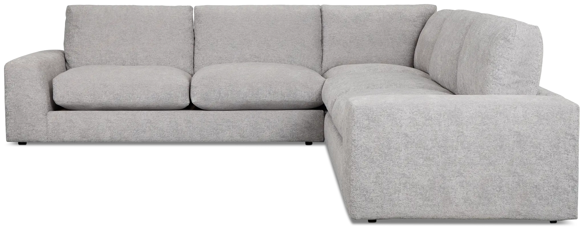 Calista Pewter Fabric Small Two-arm Sectional Calista Pewter Fabric Small Two-arm Sectional