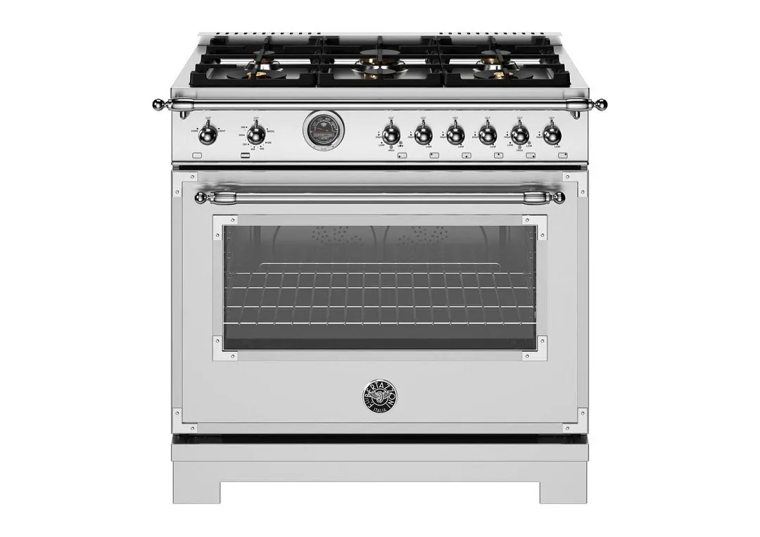 Bertazzoni 366 Series Stainless Steel 36" Gas Range