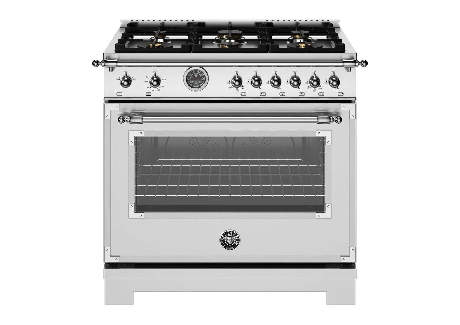 Bertazzoni 366 Series Stainless Steel 36" Gas Range