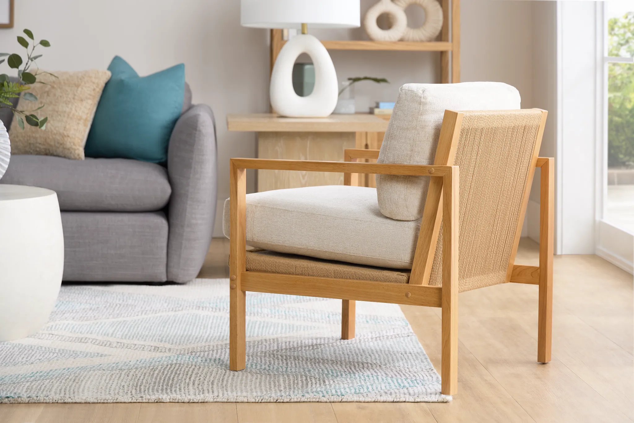 Konis Ivory Accent Chair