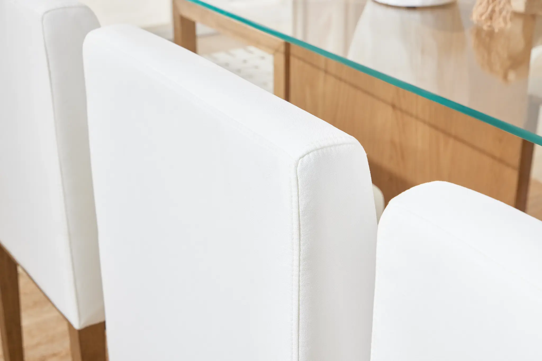 Haven White Upholstered Side Chair Haven White Upholstered Side Chair