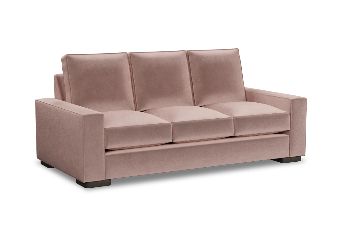 Edgewater Joya Light Pink 84" Sofa W/ 3 Cushions
