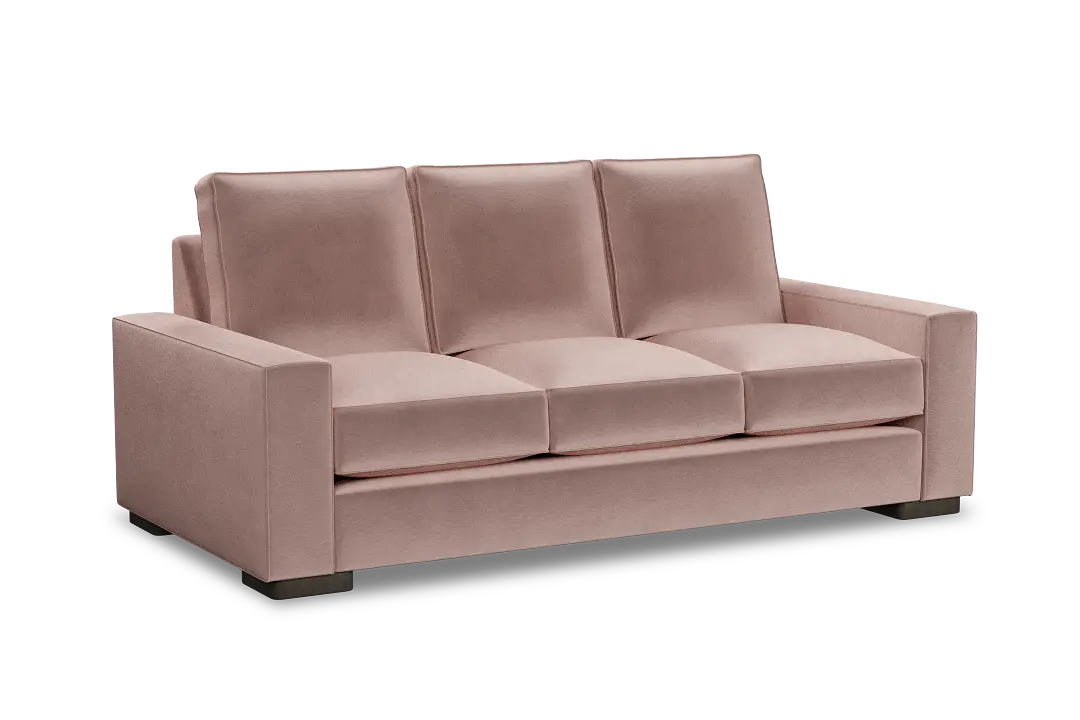 Edgewater Joya Light Pink 84" Sofa W/ 3 Cushions Edgewater Joya Light Pink 84" Sofa W/ 3 Cushions