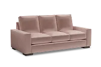 Edgewater Joya Light Pink 84" Sofa W/ 3 Cushions