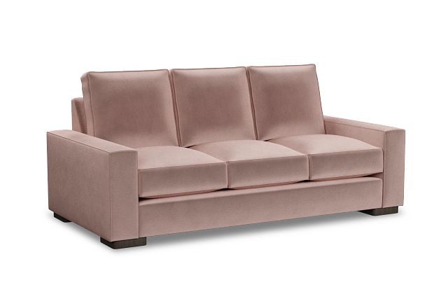 Edgewater Joya Light Pink 84" Sofa W/ 3 Cushions