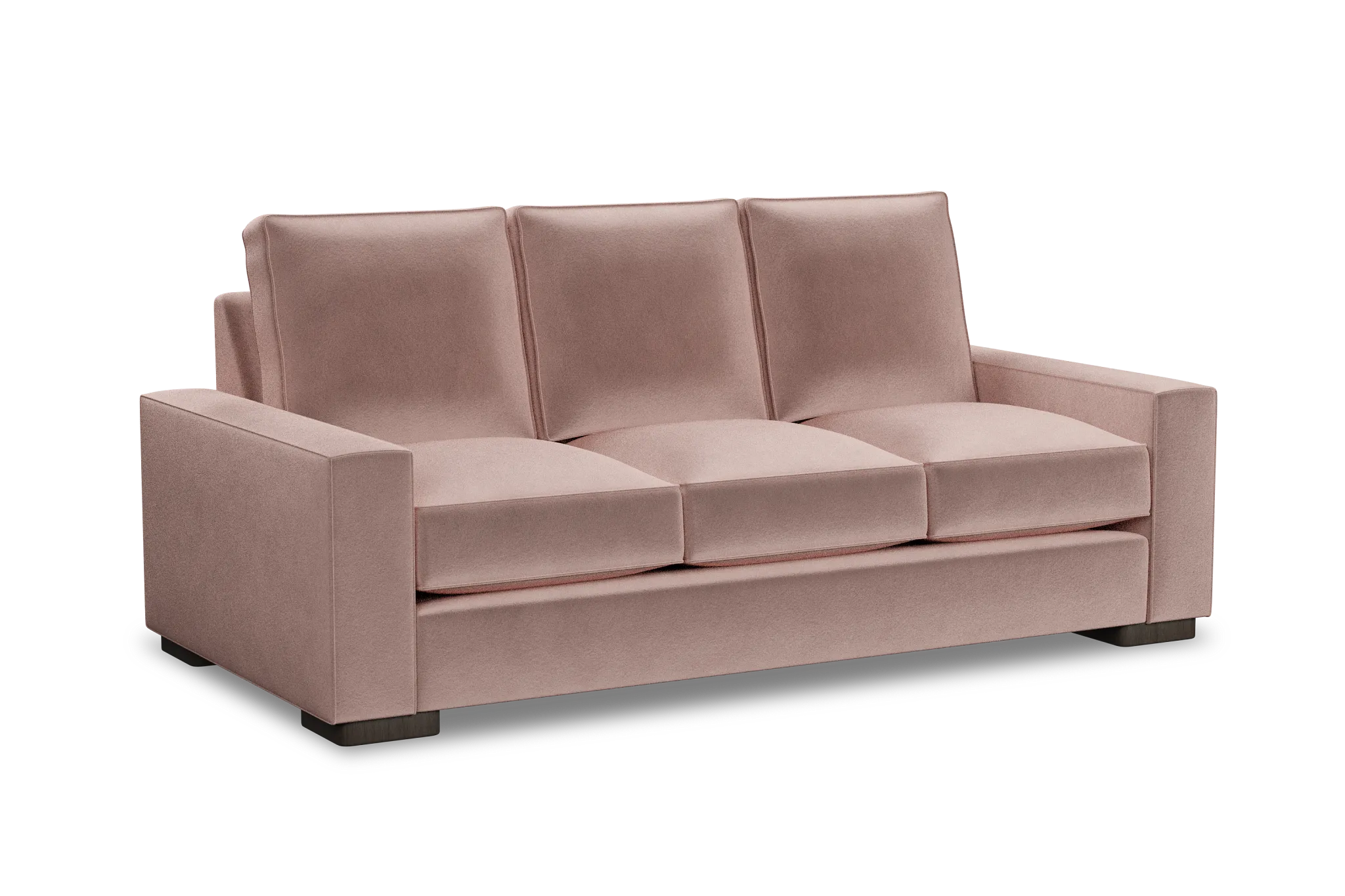 Edgewater Joya Light Pink 84" Sofa W/ 3 Cushions