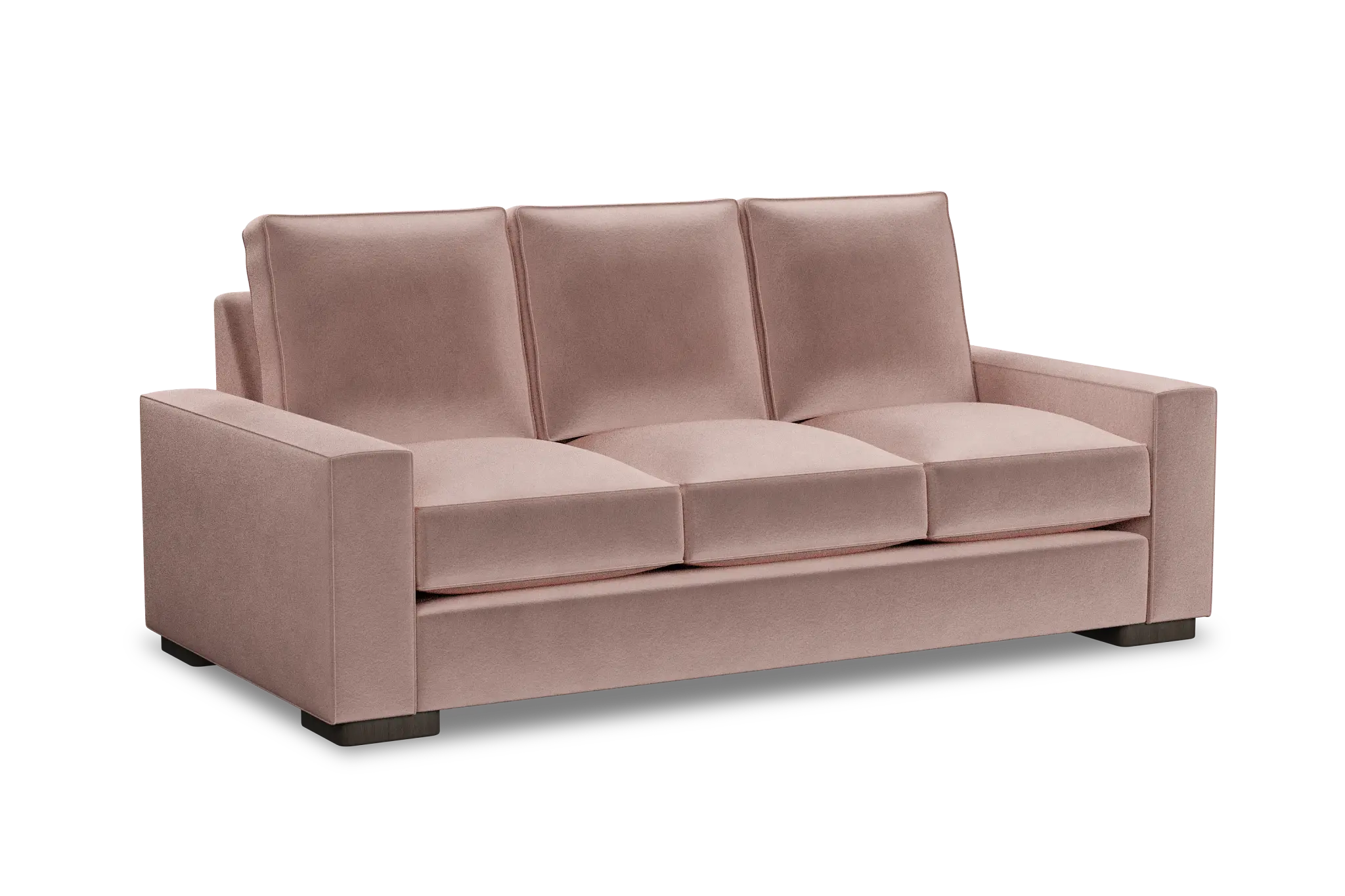 Edgewater Joya Light Pink 84" Sofa W/ 3 Cushions Edgewater Joya Light Pink 84" Sofa W/ 3 Cushions