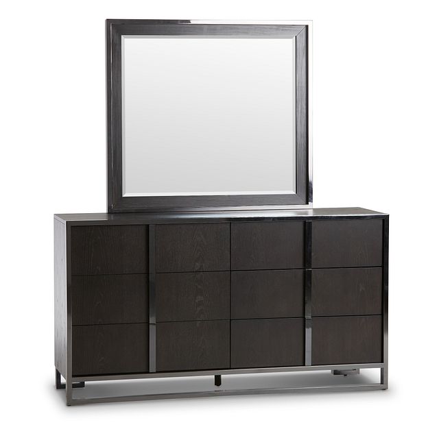 Tribeca Dark Tone Dresser & Mirror (1)