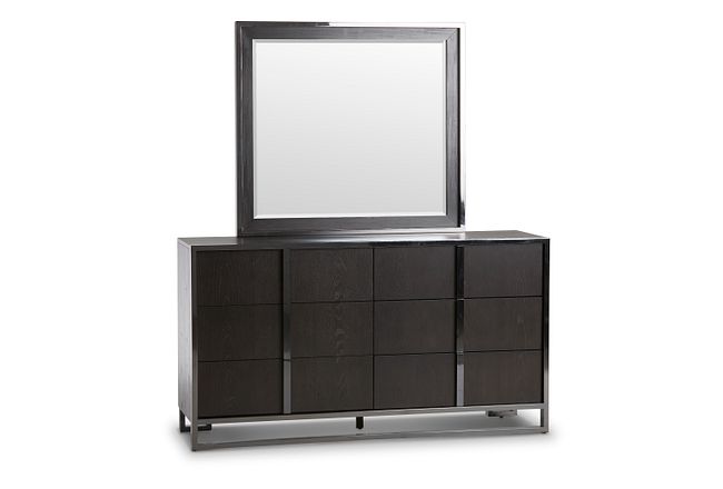 Tribeca Dark Tone Dresser & Mirror