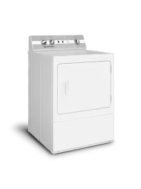 Speed Queen 5004 Series White Front Load Gas Dryer