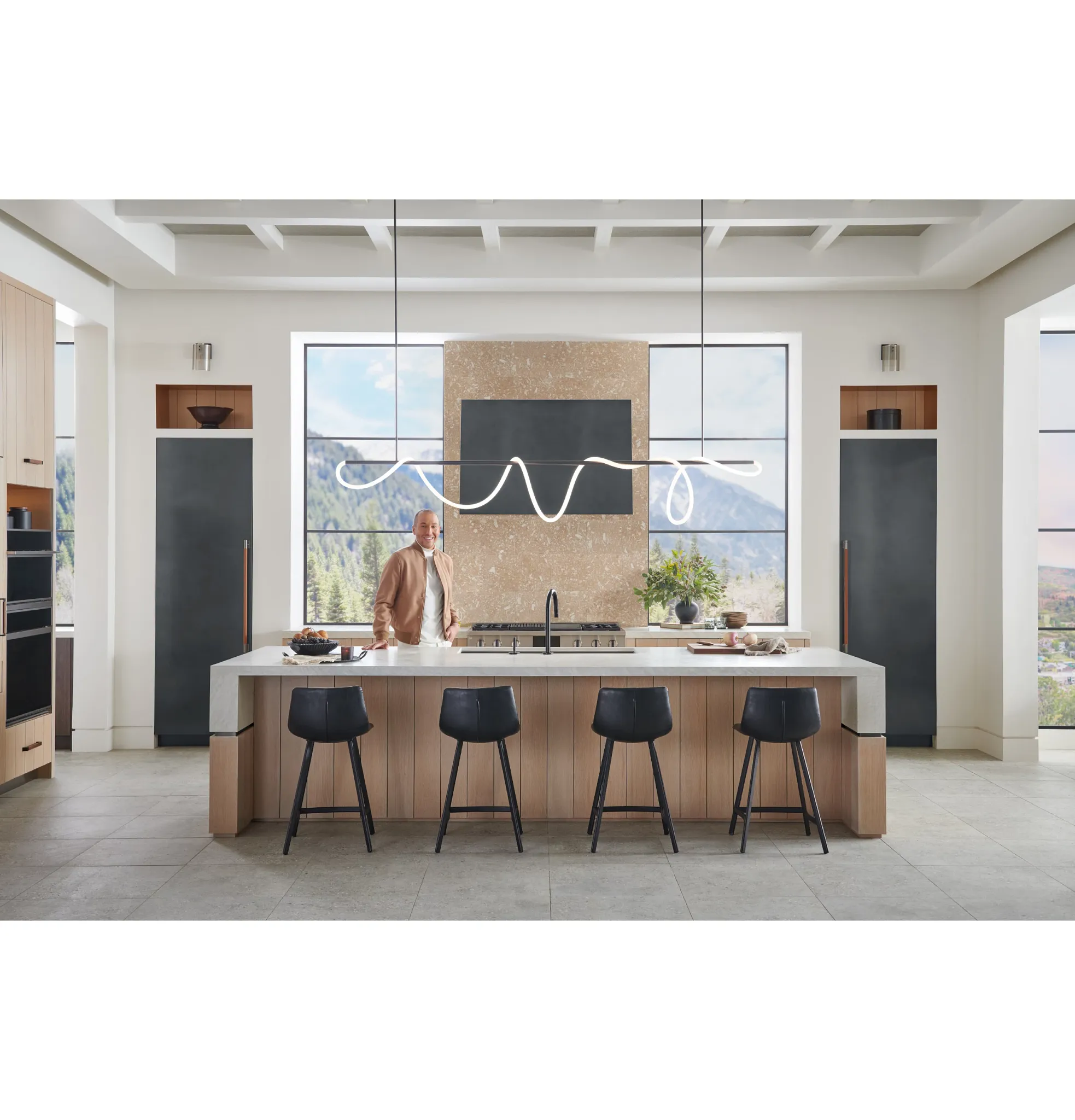 Monogram 53 Series Silver 53" Ductless Vent Hood