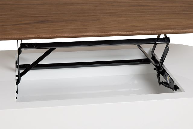 Harlan White Rect Coffee Table