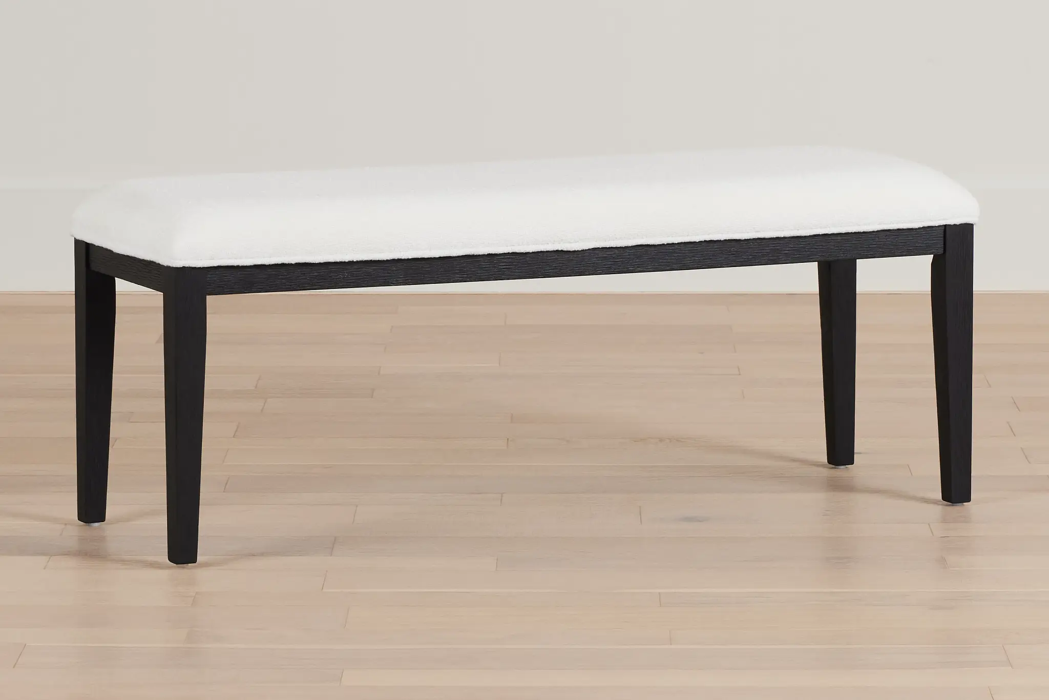 Alden Black Upholstered Dining Bench Alden Black Upholstered Dining Bench