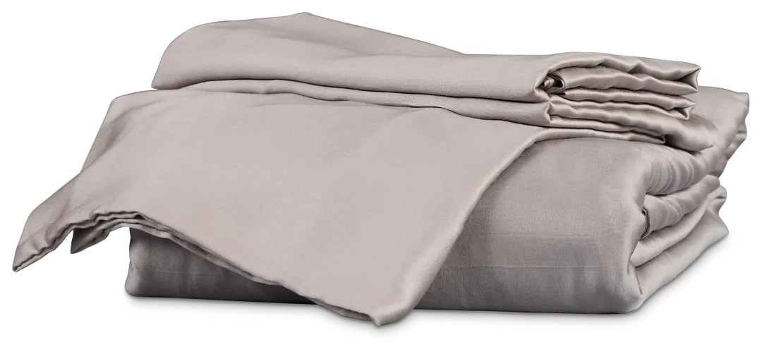 Rest & Renew Tencel Gray 300 Thread Duvet Set