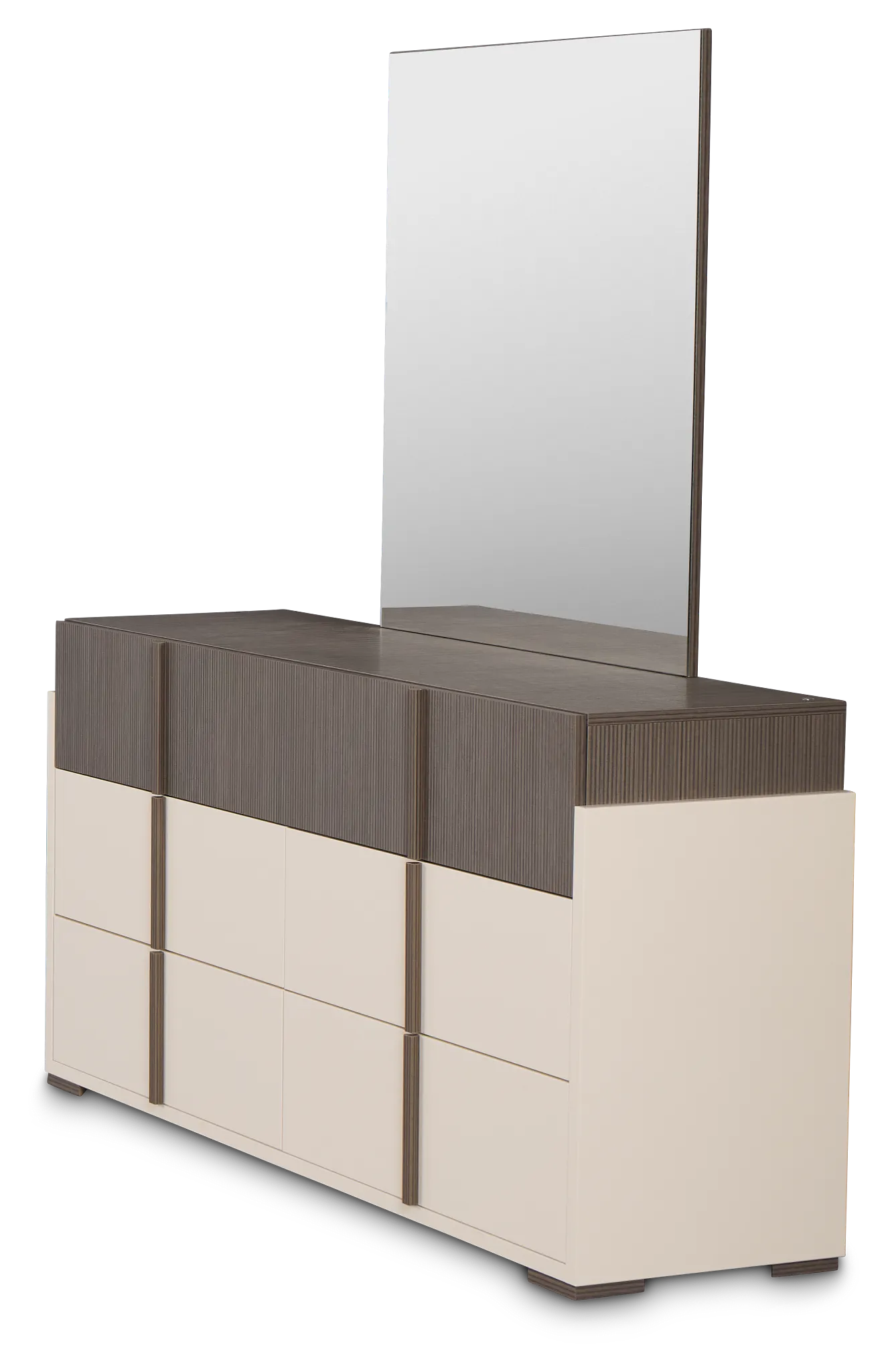 Sienna Two-tone Dresser & Mirror