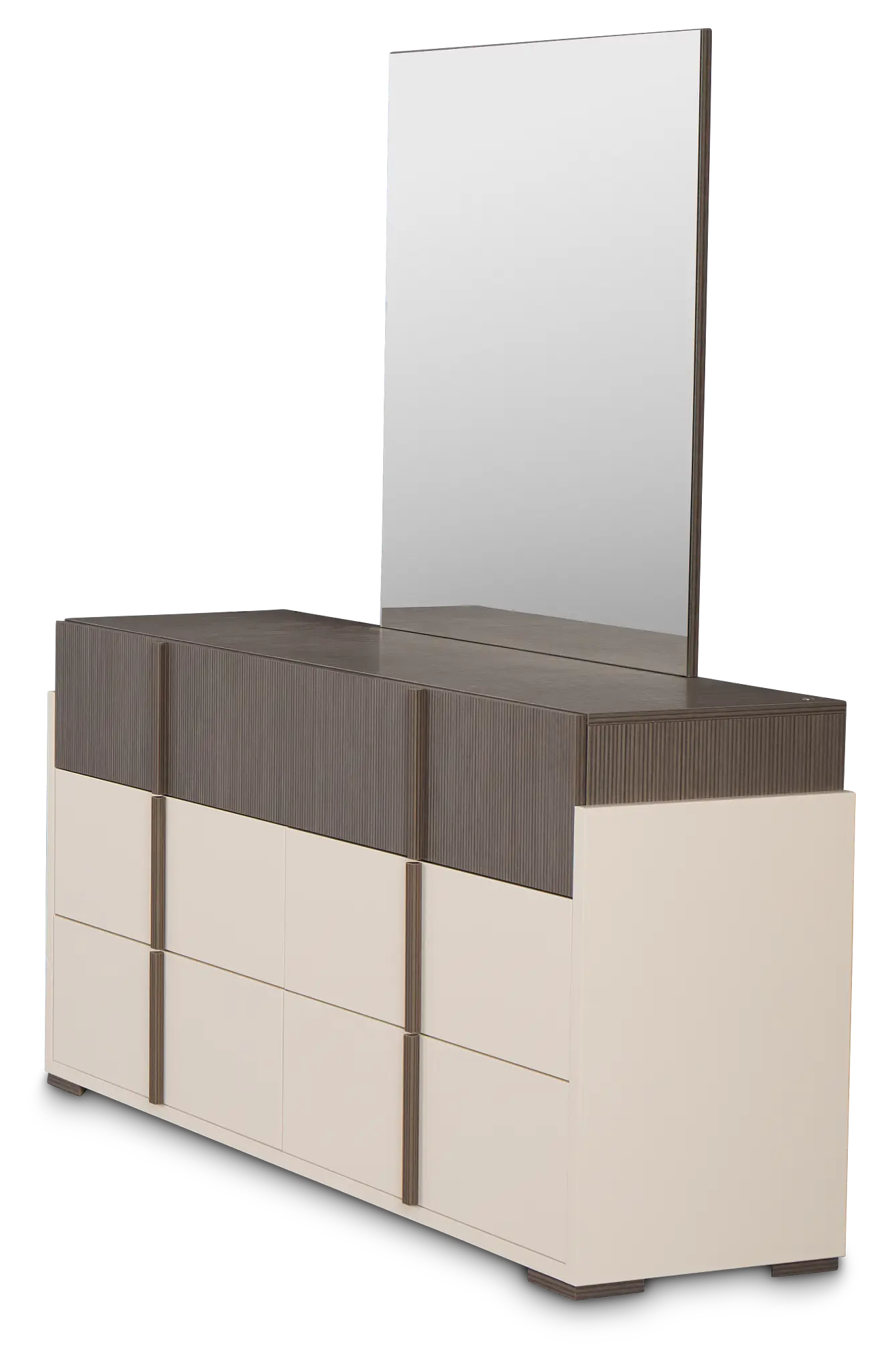 Sienna Two-tone Dresser & Mirror Sienna Two-tone Dresser & Mirror
