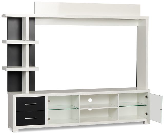 Doral White Entertainment Wall