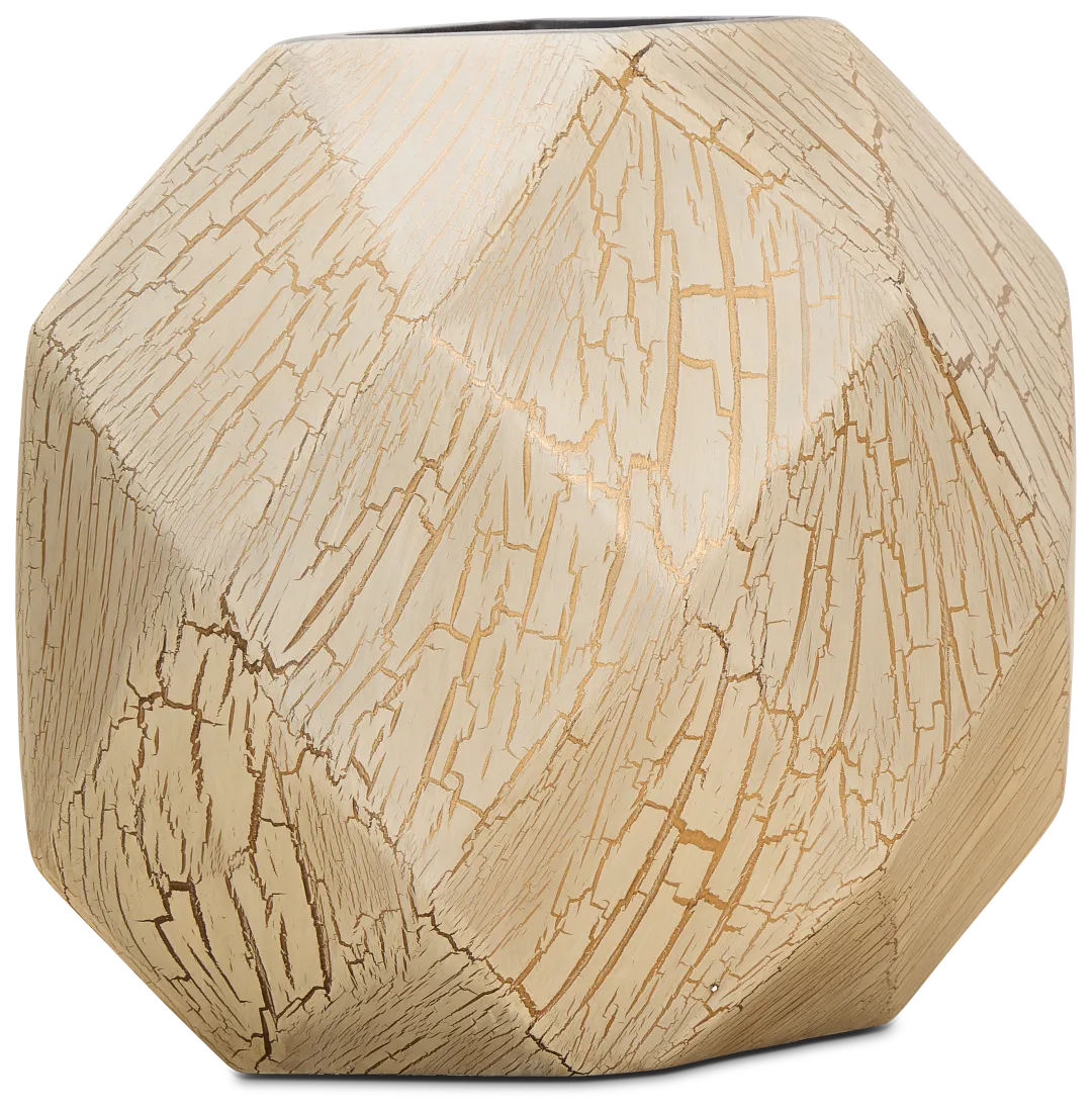 Bella White Round Vase
