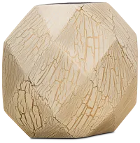 Bella White Round Vase