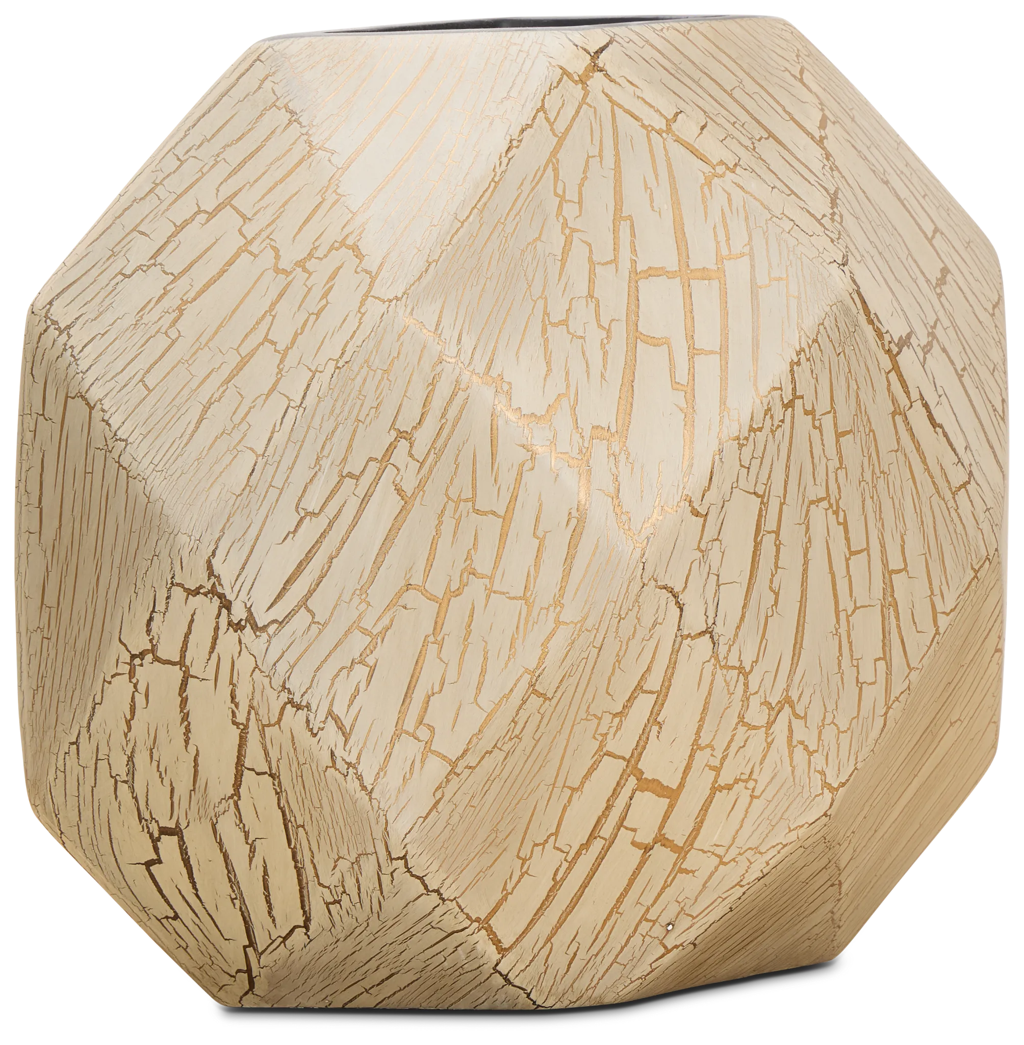 Bella White Round Vase