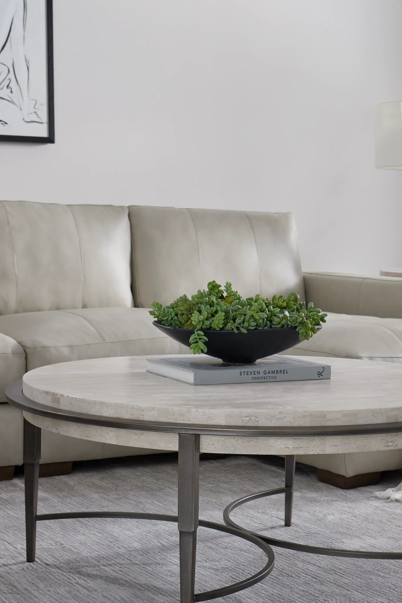 Barclay Beige Coffee Table