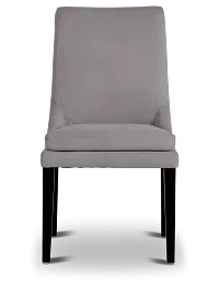 Tito Light Gray Upholstered Side Chair