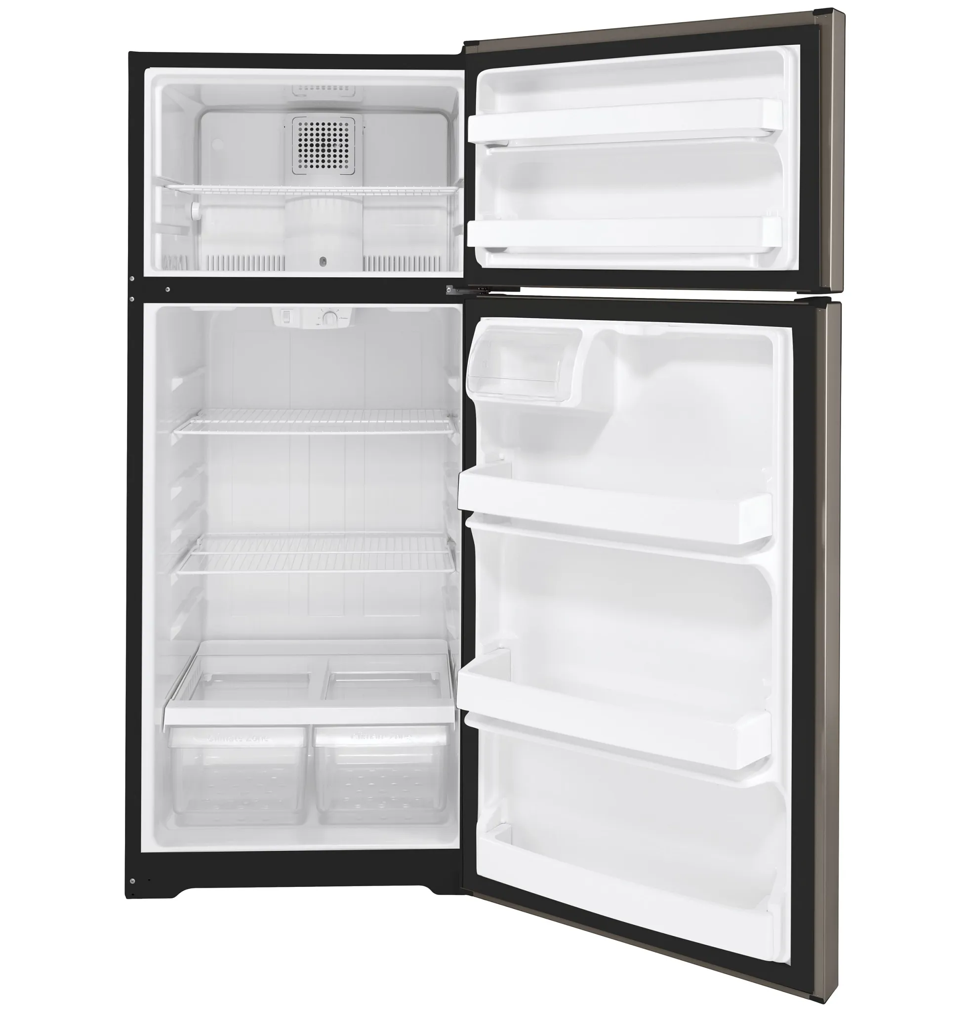 Ge 18 Series Silver Top Freezer Refrigerator