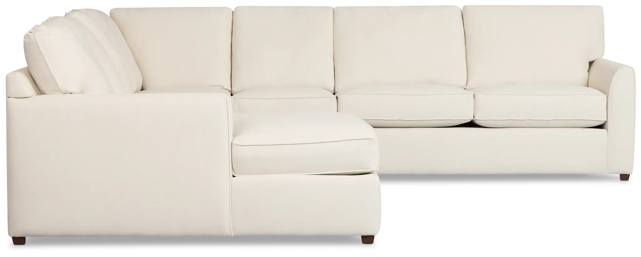 Tate Light Beige Fabric Large Left Chaise Sectional Tate Light Beige Fabric Large Left Chaise Sectional