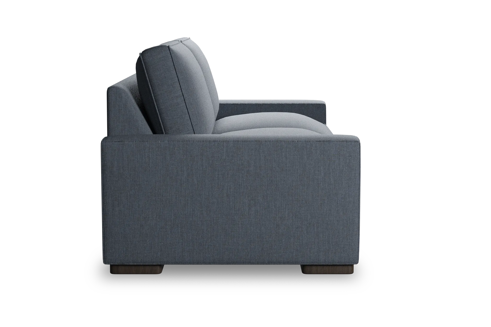 Edgewater Victory Dark Blue 84" Sofa W/ 2 Cushions