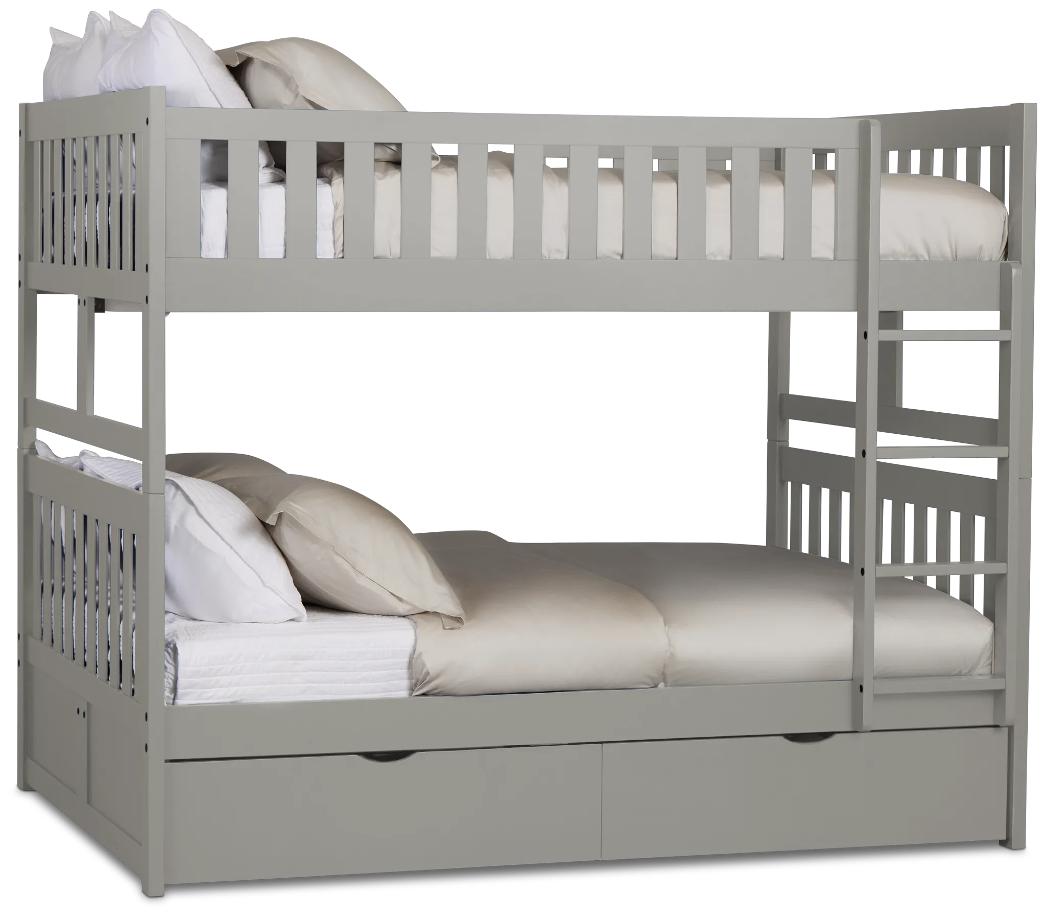 Charleston Gray Storage Bunk Bed