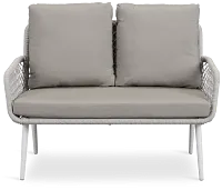 Andes Gray Woven Sofa