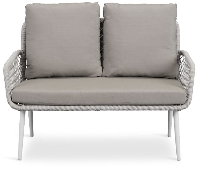 Andes Gray Woven Sofa