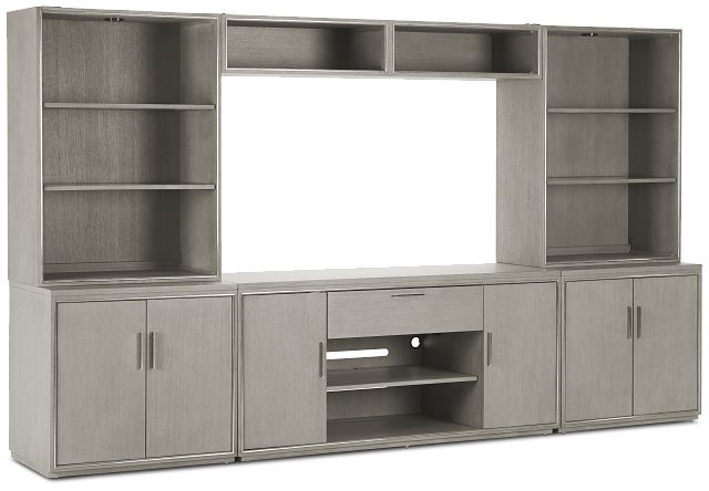 Highline Gray Door Entertainment Wall