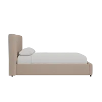 Grayton Joya Beige 44" Upholstered Platform Bed