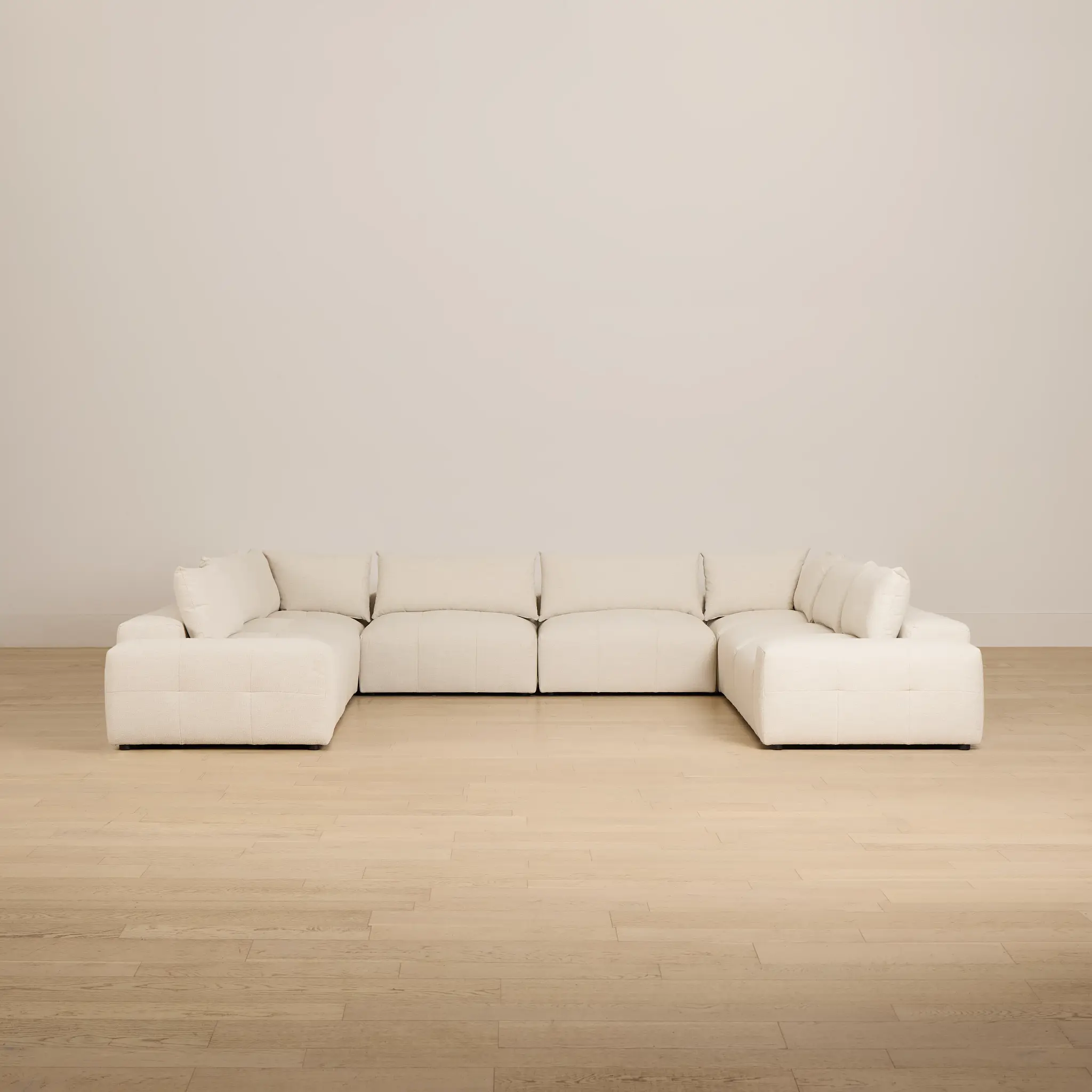 Remi Light Beige Fabric 10-piece Modular Sectional Remi Light Beige Fabric 10-piece Modular Sectional