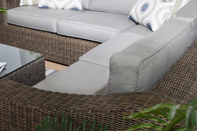Canyon Gray Small Two-arm Sectional