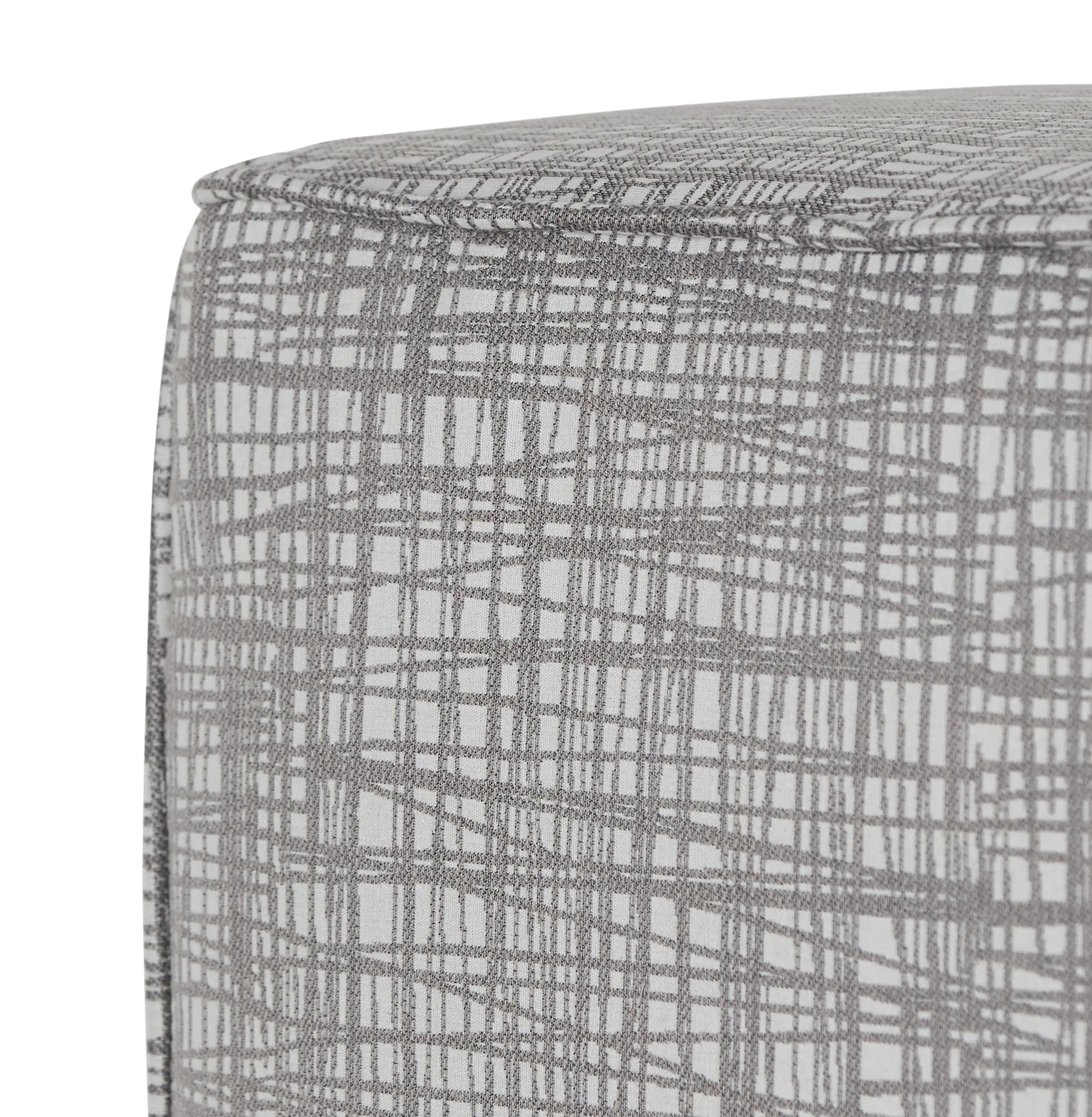 Hugo Gray Accent Pouf Hugo Gray Accent Pouf