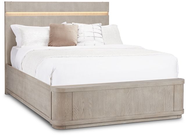 Soho Light Tone Platform Bed