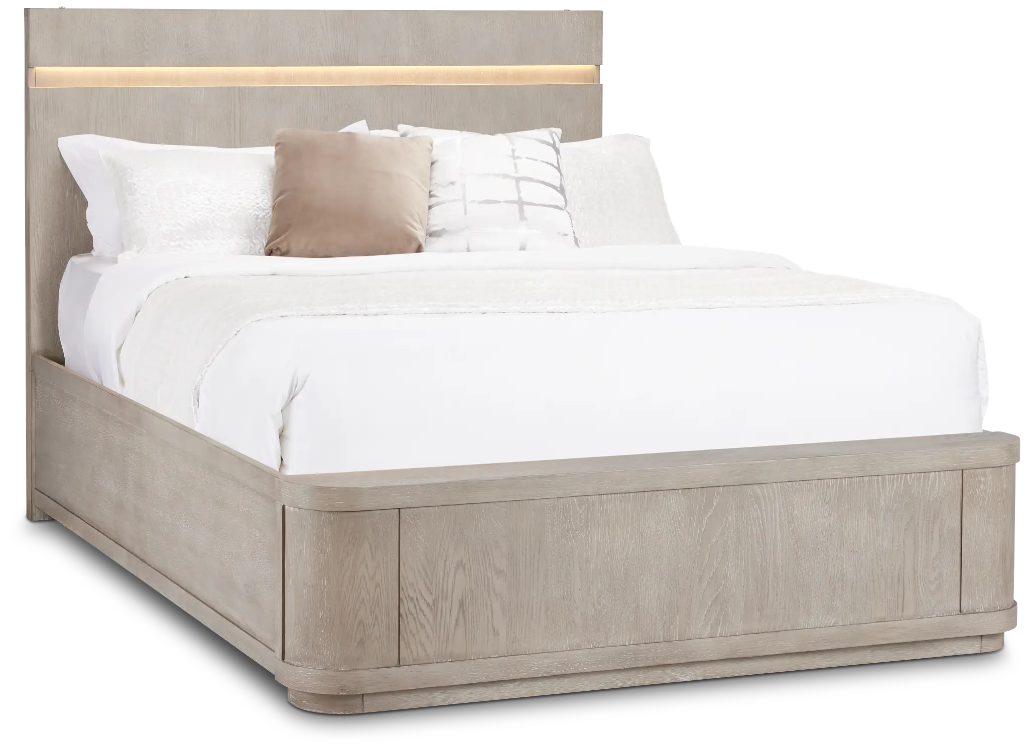 Soho Light Tone Platform Bed Soho Light Tone Platform Bed