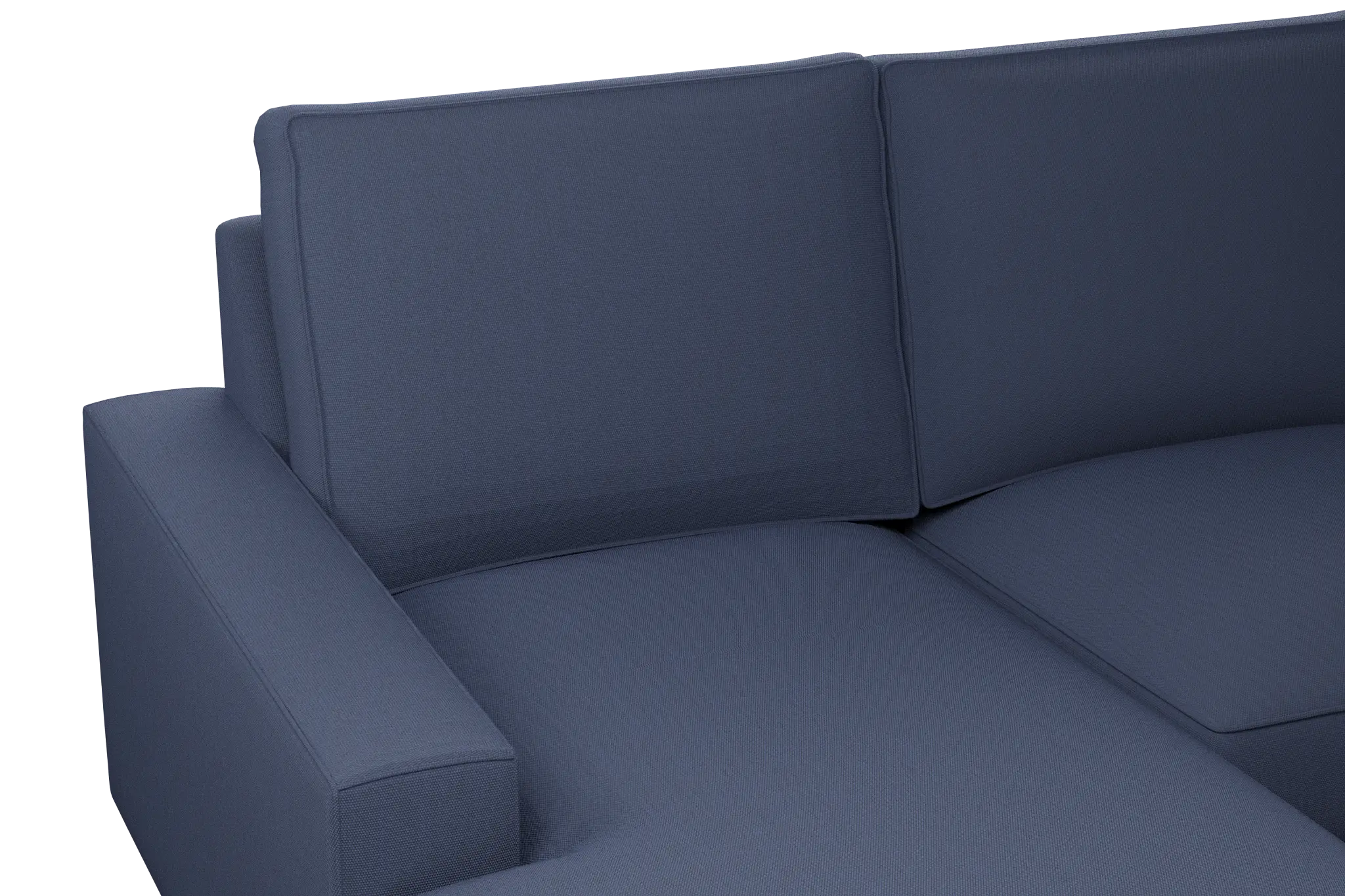 Edgewater Peyton Dark Blue Large Left Chaise Sectional Edgewater Peyton Dark Blue Large Left Chaise Sectional